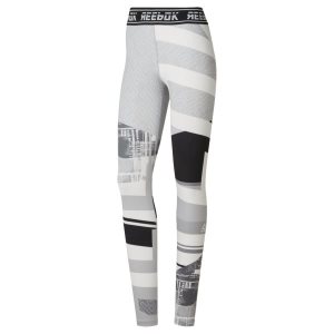 Reebok WOR Meet You There Engineered Tights Damen - Grau - DE 092-EFO